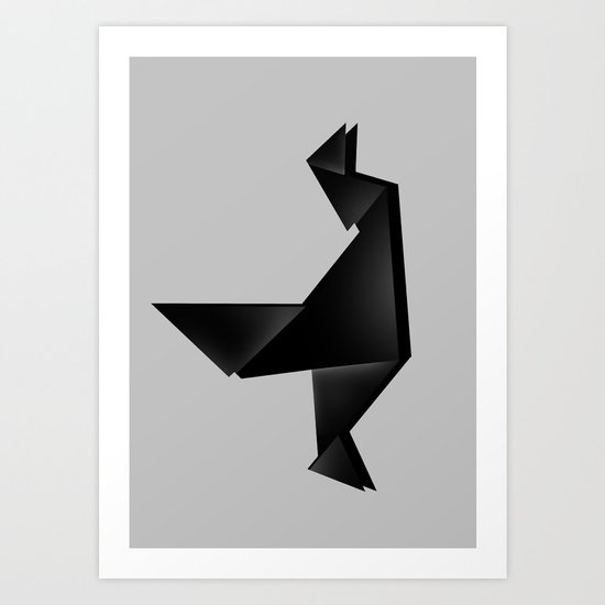 The wolf in my head Art Print