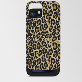 tan 00s leopard iPhone Card Case