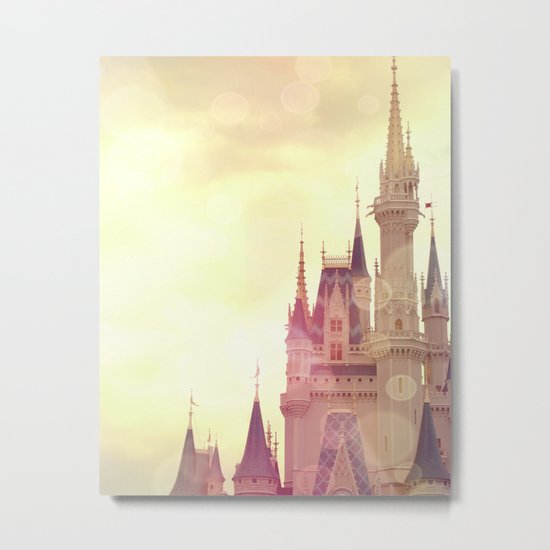 Disney Cinderella Castle Metal Print