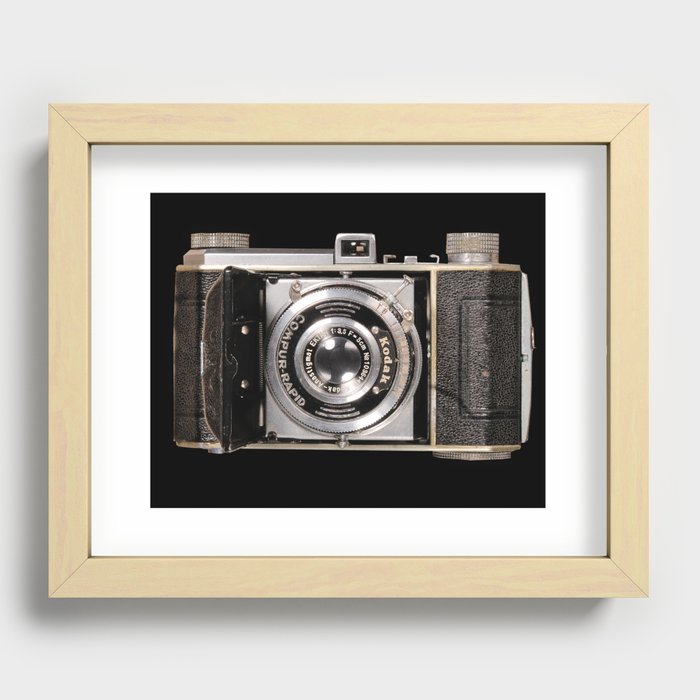 My dad's Vintage Kodak Camera Recessed Framed Print