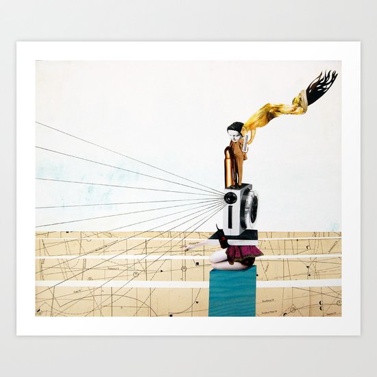 pitying muse Art Print
