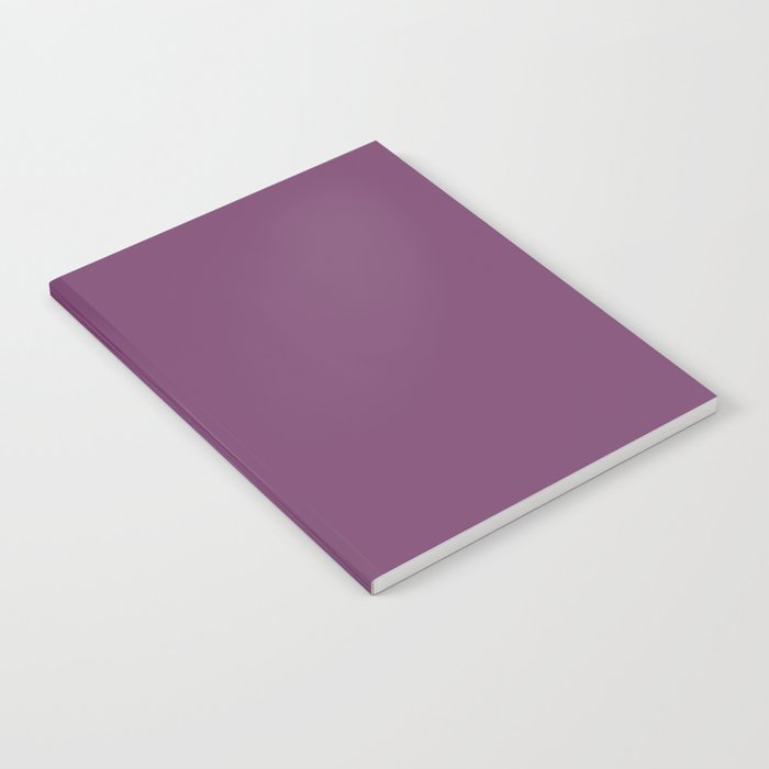 WOOD VIOLET Dark purple solid color  Notebook