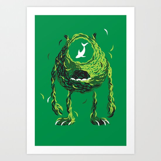 Wazowski of Fish Art Print