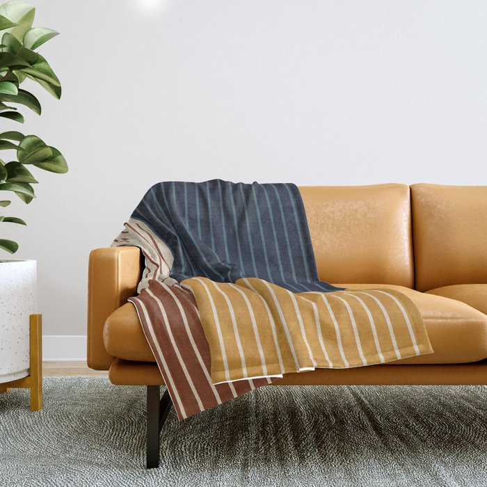 Colour block 2025 throw