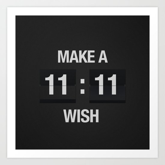 11:11 Art Print
