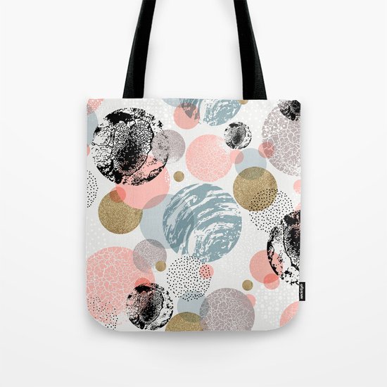 Circles texture Tote Bag
