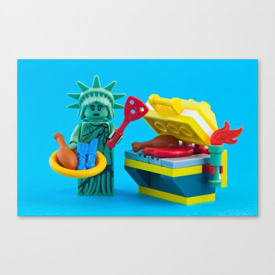 Happy Independence Day Canvas Print
