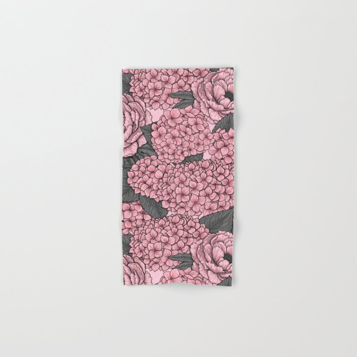 Floral bouquet in pink Hand & Bath Towel
