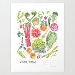 Spring Harvest Art Print