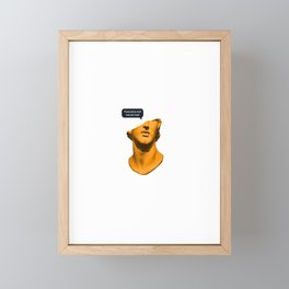 Friend Advice Framed Mini Art Print