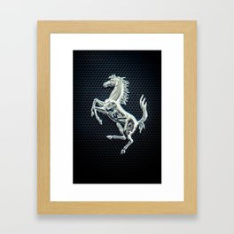 Itallian Stallion Framed Art Print | Vintage, Pop Art, Photo 