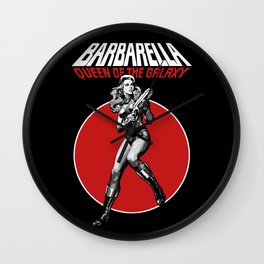 Barbarella - Queen of the Galaxy Wall Clock