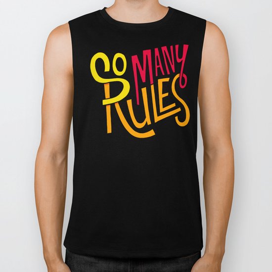 So Many Rules Biker Tank
