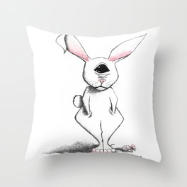 Bunny FuFu Throw Pillow