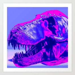 T rex 3 Art Print