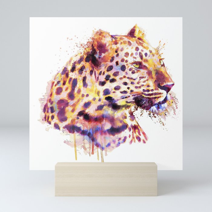 Leopard Head Mini Art Print