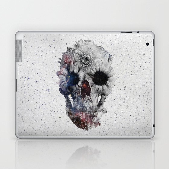 Floral Skull 2 Laptop & iPad Skin