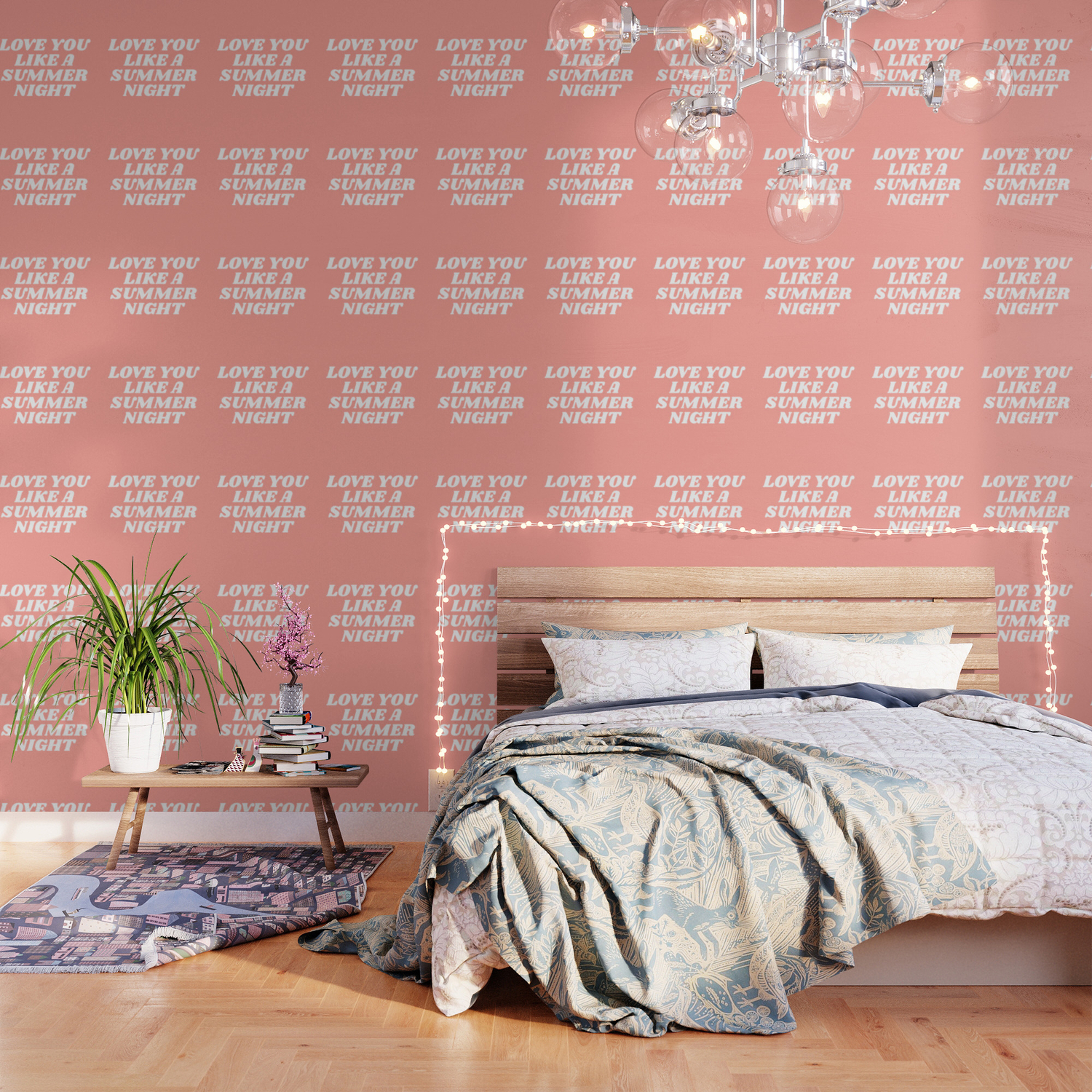 Love You Like A Summer Night Wallpaper By Typeangel Society6