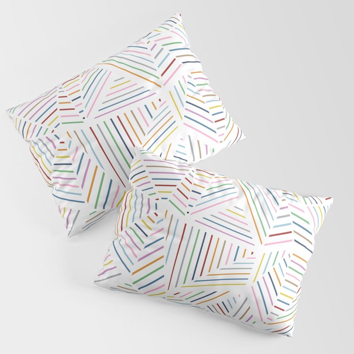 Ab Linear Rainbowz Pillow Sham