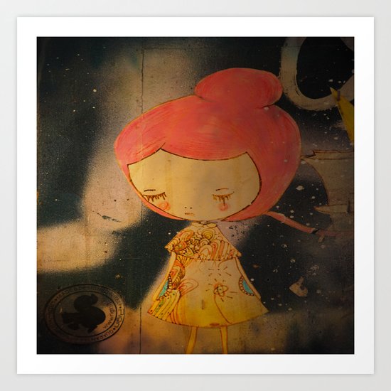 Beautiful small things I found in Barcelona streets Art Print