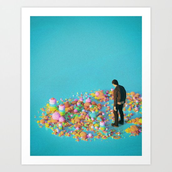 NEVER ENOUGH (everyday 03.16.17) Art Print