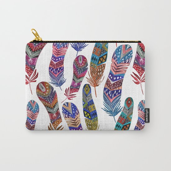 Feathers 1 Carry-All Pouch