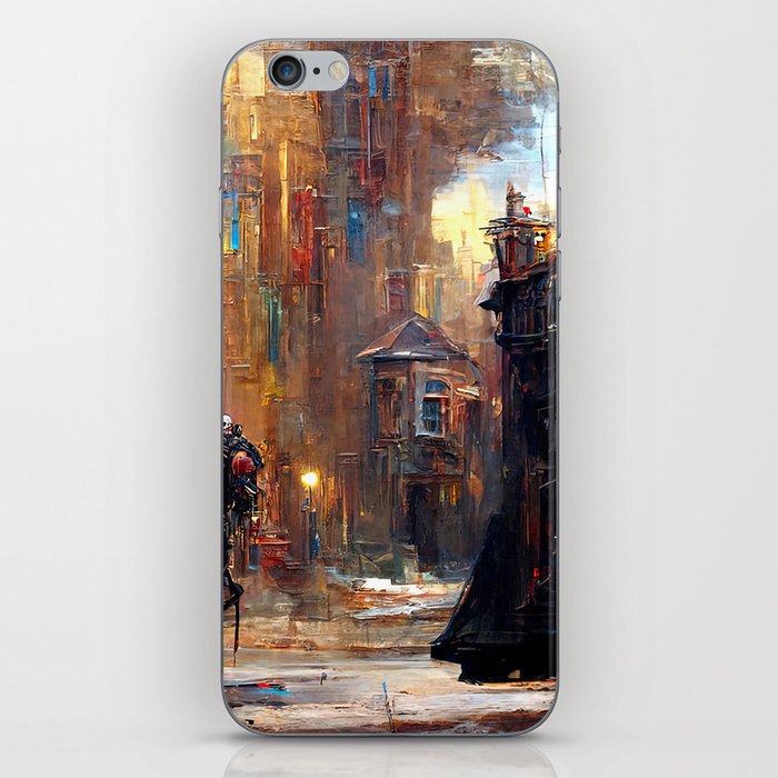 Victorian Steampunk City iPhone Skin
