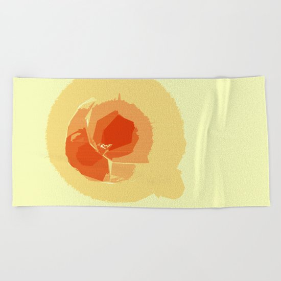 Moon Lamp Beach Towel