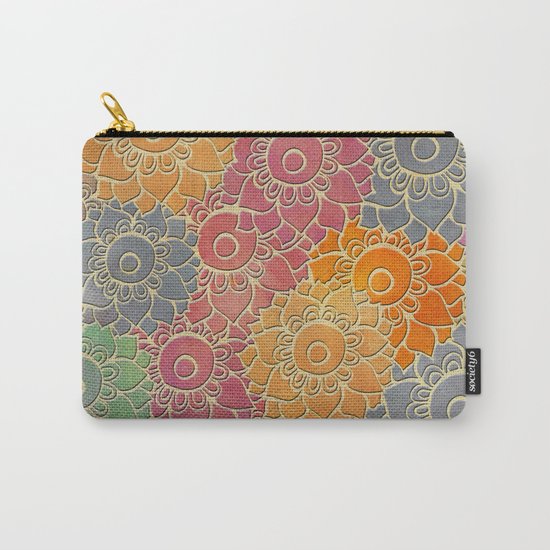 Flower Pattern 2 Carry-All Pouch