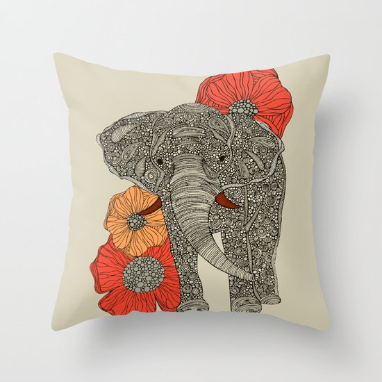 The Elephant Throw Pillow
