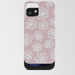 Spring Daisy Flowers Soft Blush iPhone Card Case