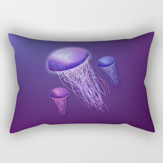 Jellyfish Rectangular Pillow