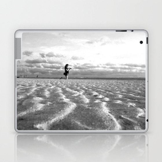 Beach Levitating Laptop & iPad Skin