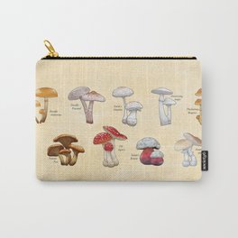 Pick a Peck of Deadly Mushrooms Carry-All Pouch | Mycology, Parasol, Bolete, Pholiotinarugosa, Panther, Pax, Deadly, Mushroom, Poison, Digital 