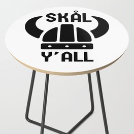Skall Y'all Vikings Side Table