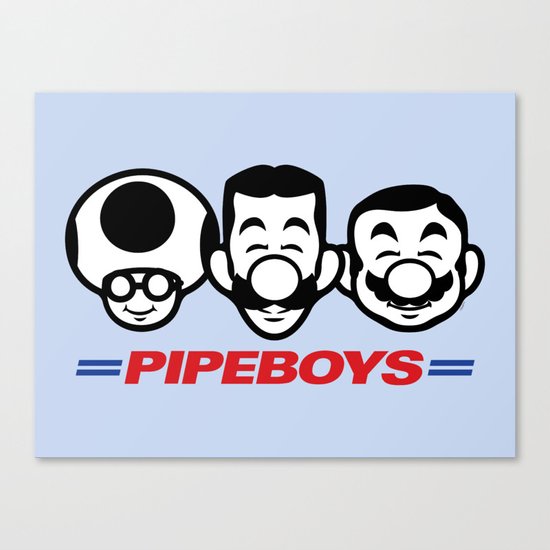 Pipe Boys Canvas Print