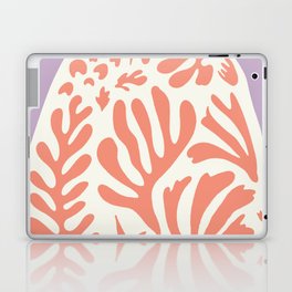 Matisse Inspired Organic Coral Shapes \\ Lilac & Peachy  Laptop Skin