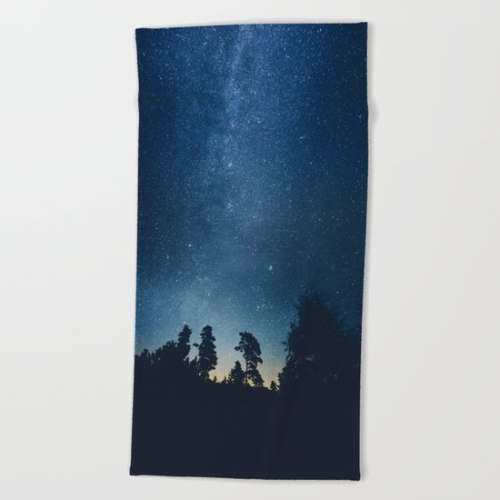 Follow the stars Beach Towel