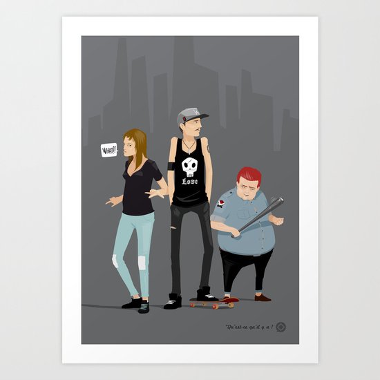 What?! Art Print