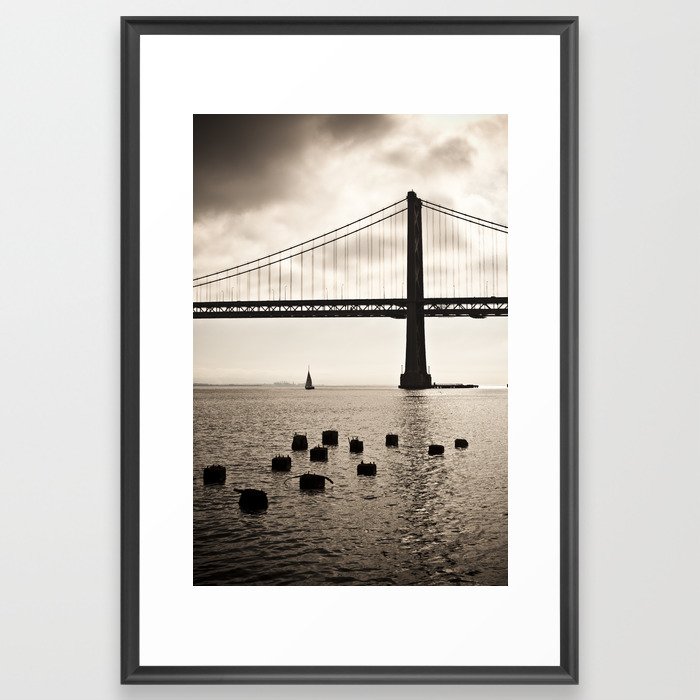 San Francisco, Bay Bridge Framed Art Print