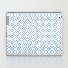 Pale Blue Ornamental Arabic Pattern Laptop Skin
