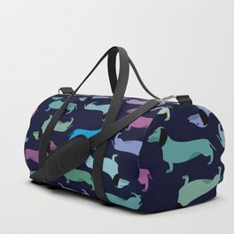 Colorful dachshunds Duffle Bag