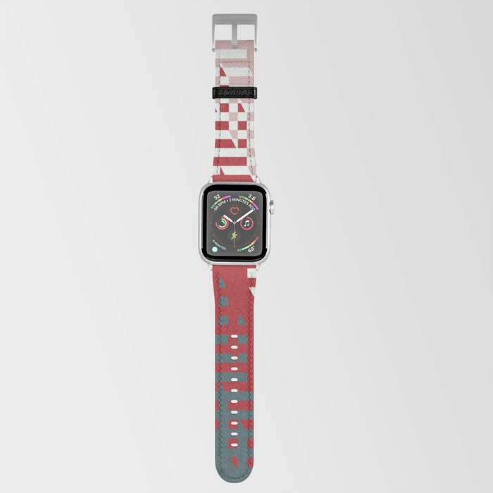 Blue and pink background Apple Watch Band