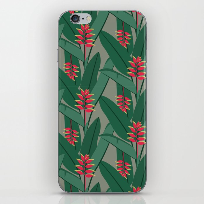 Moody Heliconia  iPhone Skin