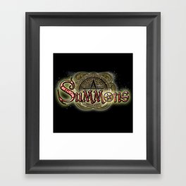 Summons logo Framed Art Print