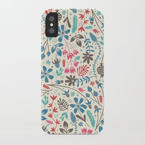 Retro Blooms iPhone Case