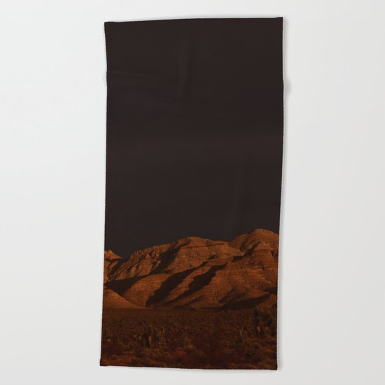 Desert Alpenglow - II Beach Towel