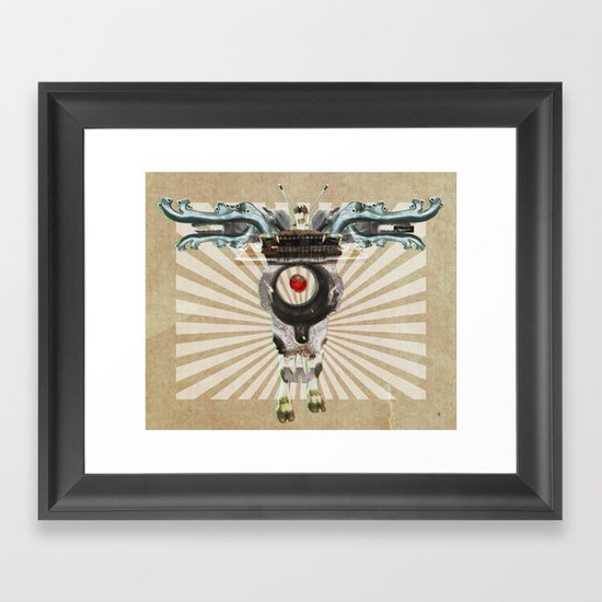Radiation Day · Monolithic Baby Framed Art Print