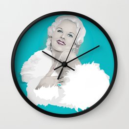 Platinum Blonde - Jean Harlow Wall Clock