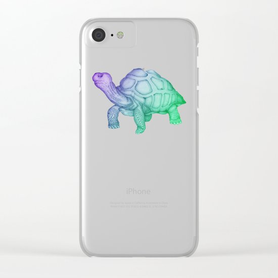 Ombre George Clear iPhone Case